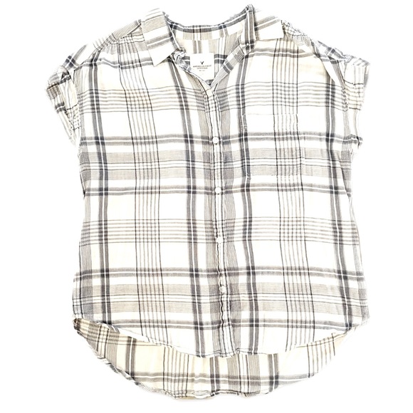 American Eagle Plaid Shirt - Picture 1 of 2